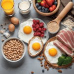 wykorzystanie białka w pierwszym posiłku: białko na śniadanie
